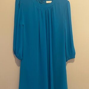 New York & Company Teal Midi Dress